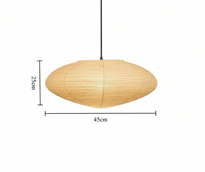 Noguchi Style Paper Lamp – Wabi-Sabi Zen Design for Modern Living
