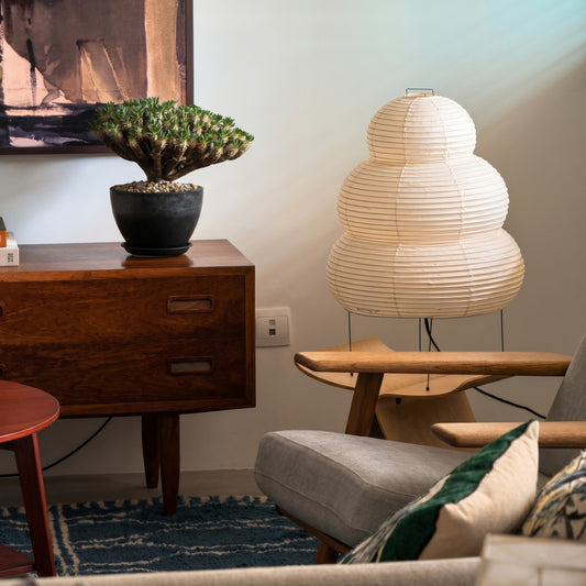 Nordische Wabi-Sabi Ambient-Tischlampen-Kollektion