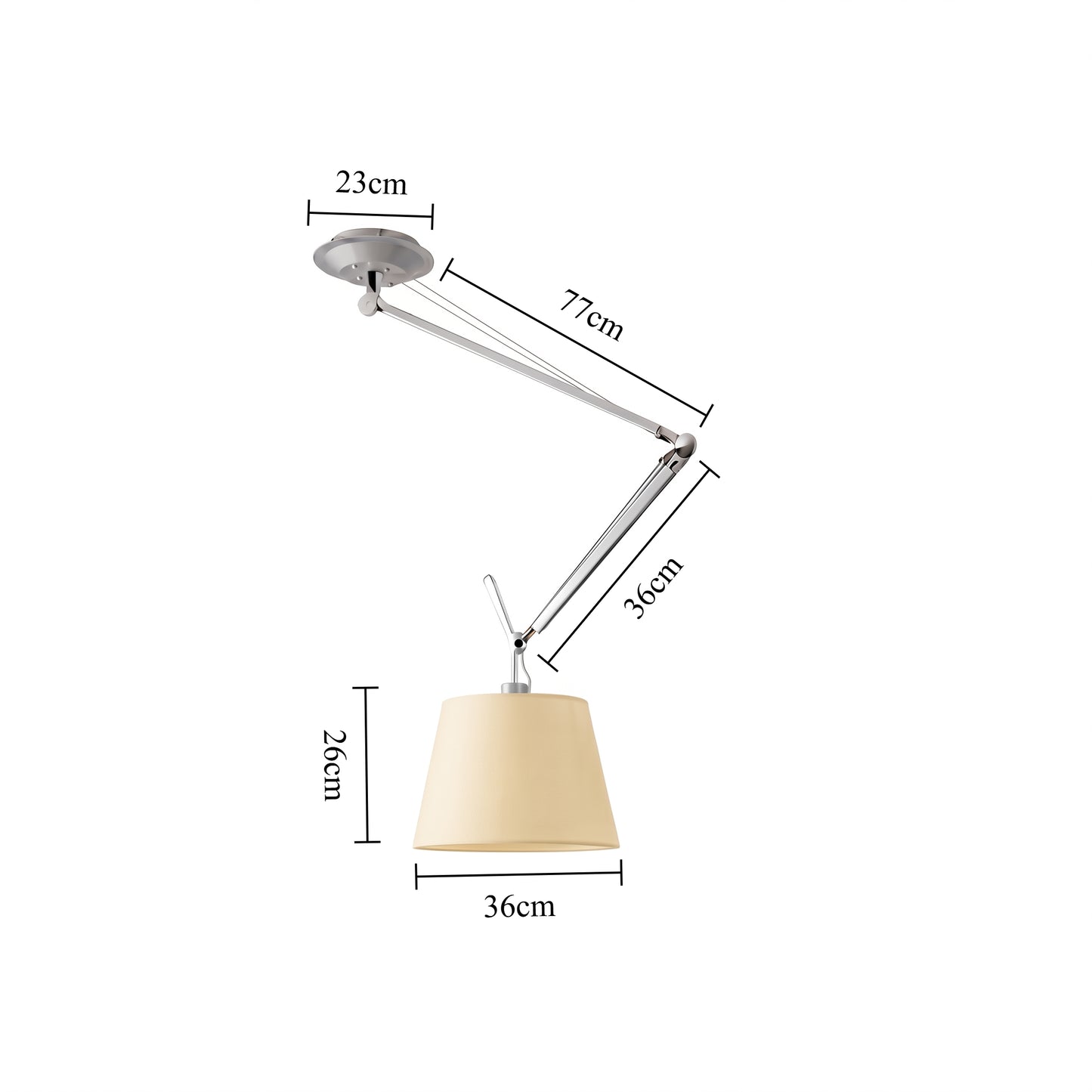 Tolomeo Decentrata Lamp-The Poetics of the Cantilever
