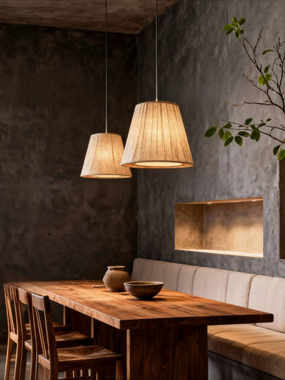 Japanese Wabi-Sabi Pendant Light – A Retro Minimalist Masterpiece