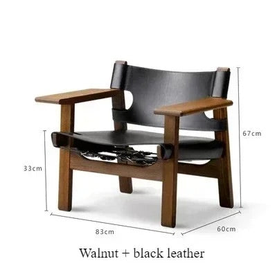 Timeless Allure – Spanish Hunting Rattan Lounge Chair