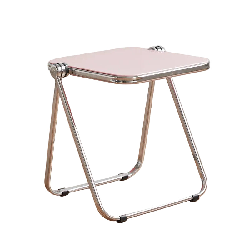Modern Acrylic Folding Stool – A Fusion of Minimalist Design and Everyday Functionality