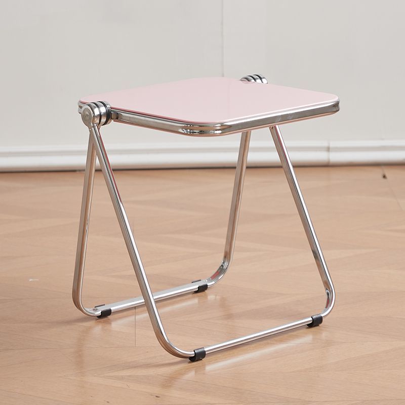 Modern Acrylic Folding Stool – A Fusion of Minimalist Design and Everyday Functionality