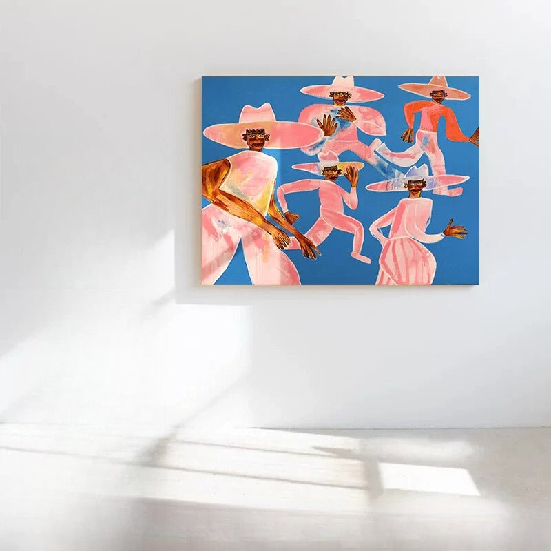 Bauhaus-Style Mid-Century Wall Art – A Sophisticated & Vibrant Statement for Modern Living