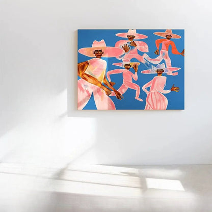 Bauhaus-Style Mid-Century Wall Art – A Sophisticated & Vibrant Statement for Modern Living