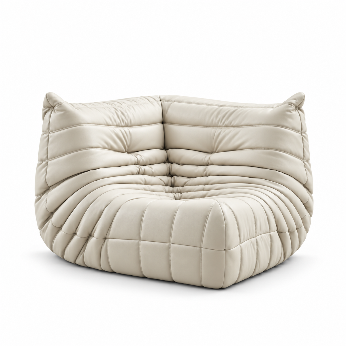 Togo Corner Sofa in Microfiber Leather – Effortless Comfort & Timeless Style