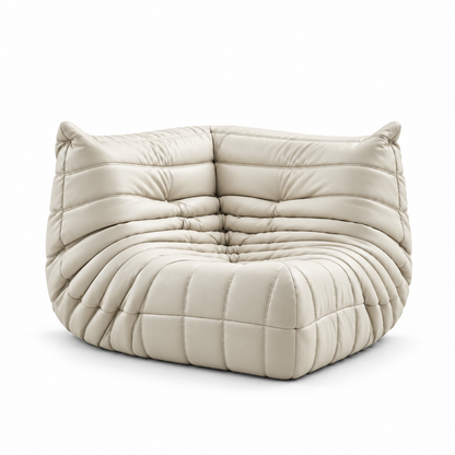 Togo Corner Sofa in Microfiber Leather – Effortless Comfort & Timeless Style
