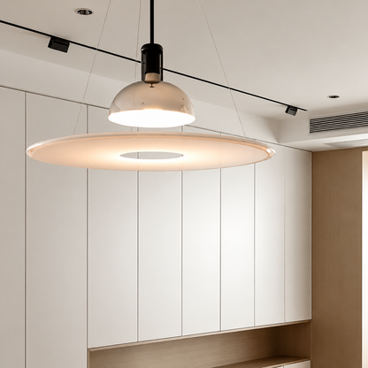 Flos Frisbi Glow Plate Pendant Lamp-Modern Minimalist & Bauhaus Style