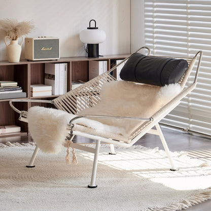 Flag Halyard Chair Replica – Danish Modern Lounge Chair by Hans J. Wegner