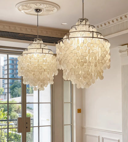 Verpan Fun Chandelier Replica – A Vintage Mother of Pearl Masterpiece