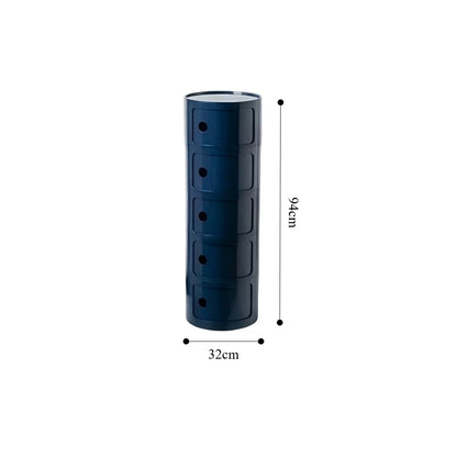 Componibili Round Cabinet Replica – Nordic Modular Storage for Modern Spaces