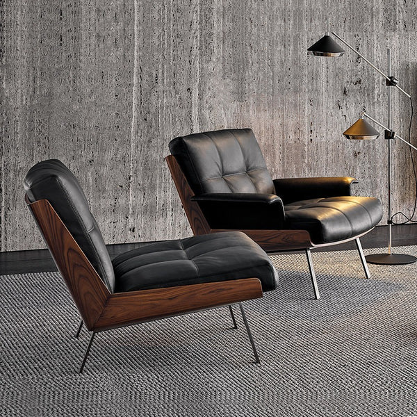Fauteuil Daiki – Confort nordique sculptural et élégance architecturale