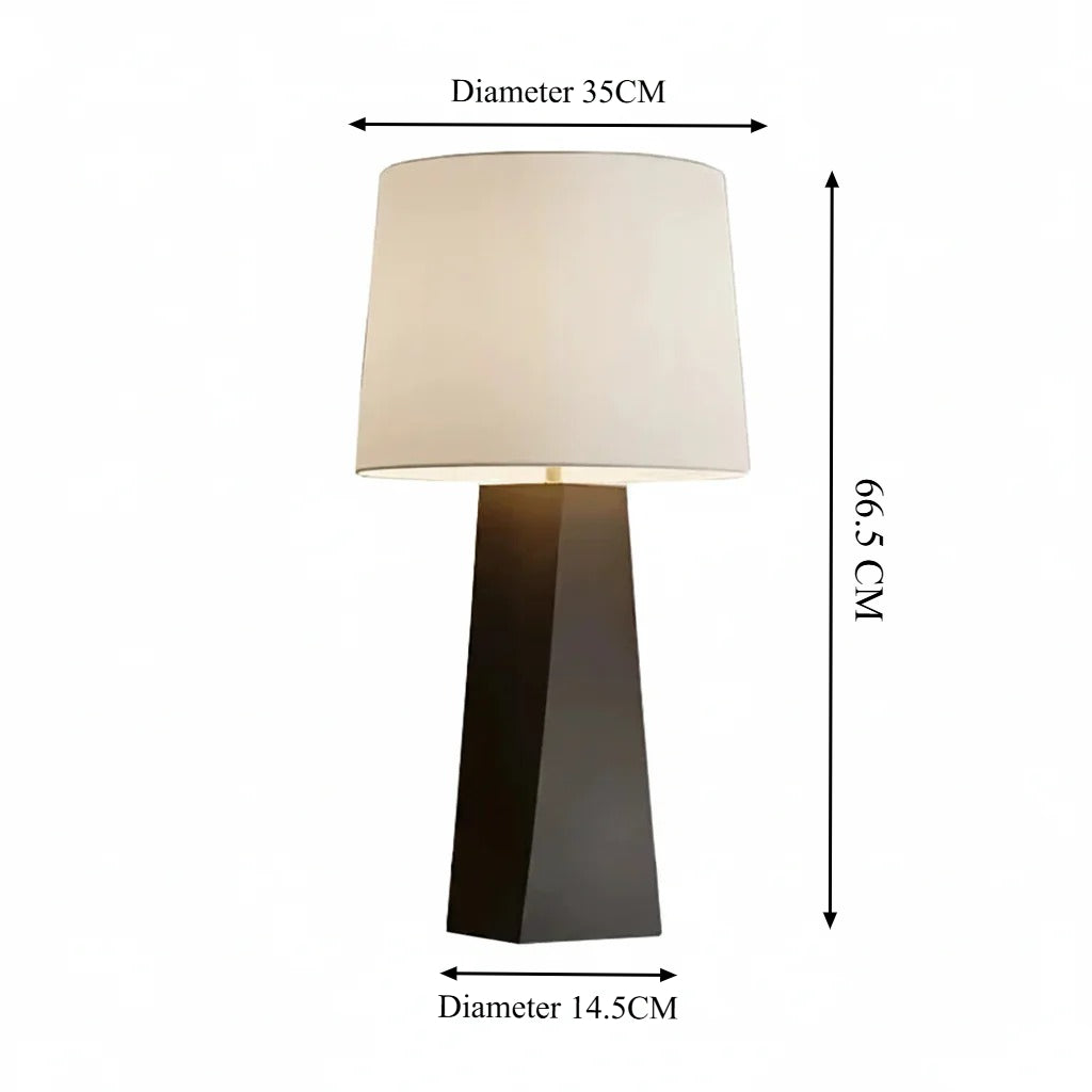 Mid-Century Solid Wood Table Lamp – A Timeless Designer Art Piece for Everyday Living