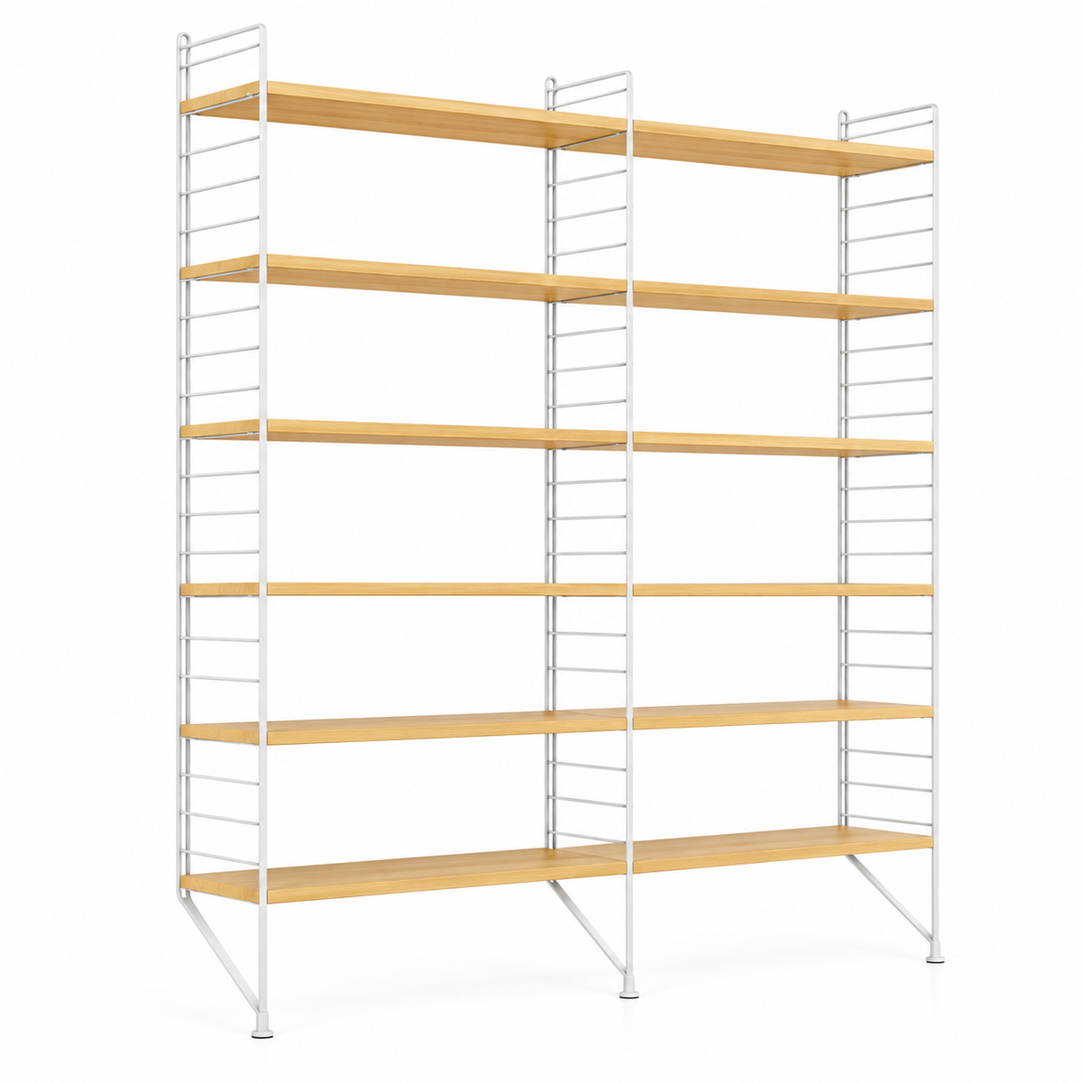 Sistema a parete String – Scaffalatura modulare, regolabile e montata a parete
