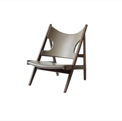 Solid Wood High-Back Lounge Chair — Minimalist Luxury & Creative Designer Style