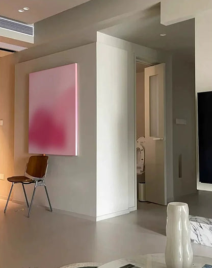 Modern Pink Series Wall Art – Elegant & Light Luxury Design for Cream-Style Spaces
