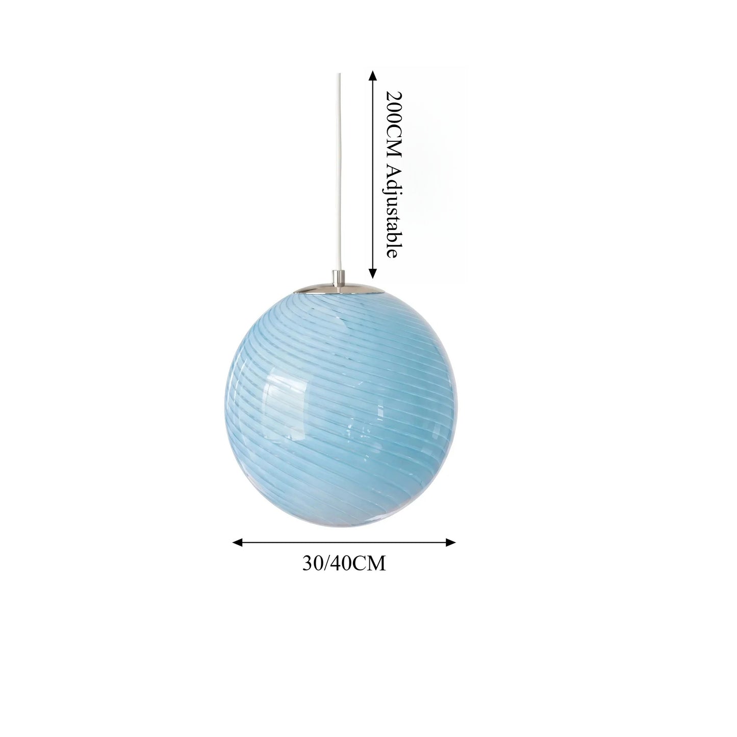 Italian Murano Bubble Pendant Lamp — Colorful Nordic Modern Ambient Lighting