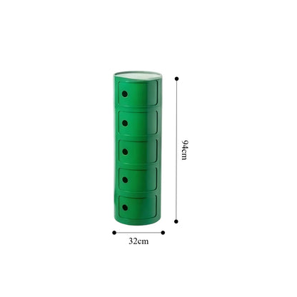 Componibili Round Cabinet Replica – Nordic Modular Storage for Modern Spaces