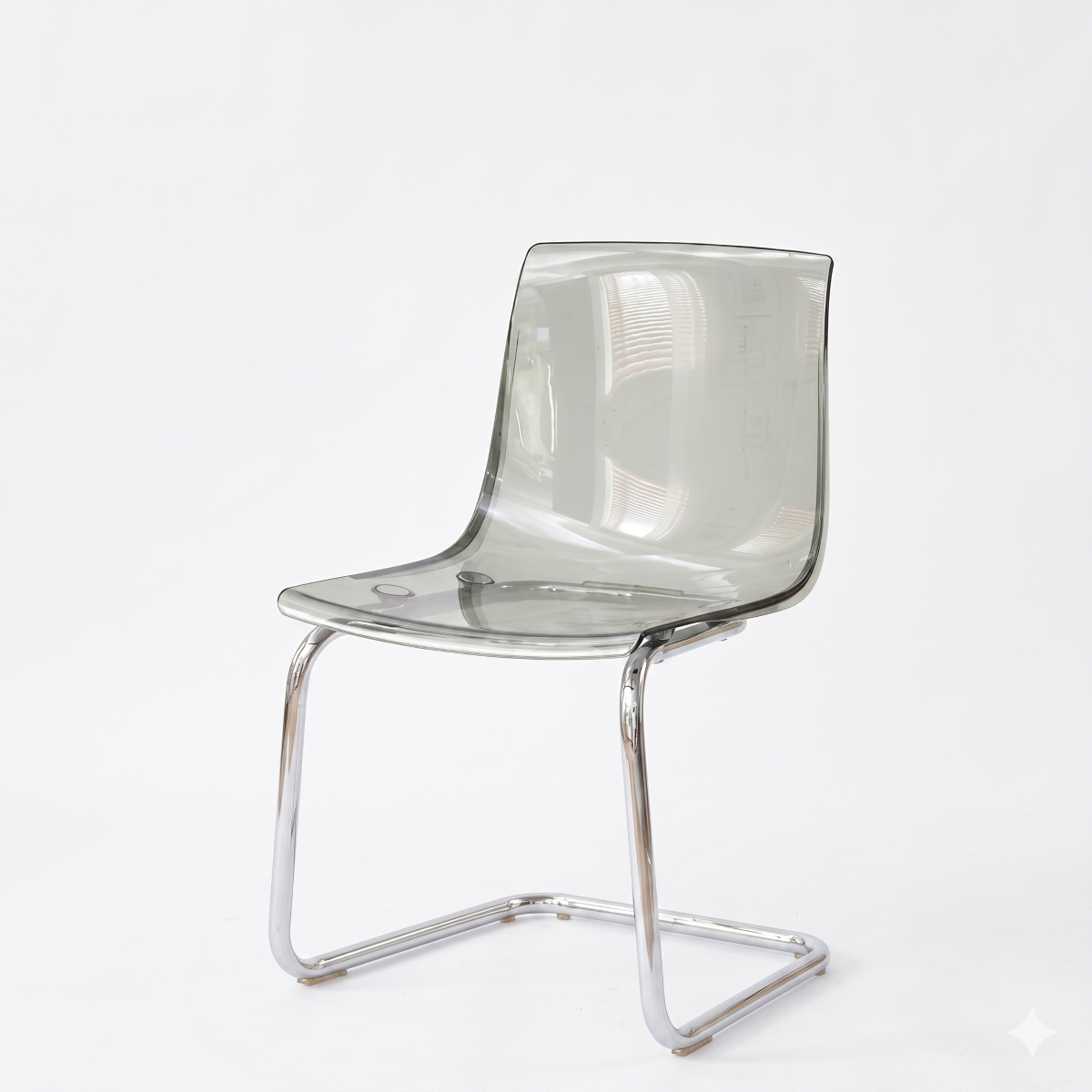 Acrylic Dining Chair – Nordic Modern Thickened Backrest