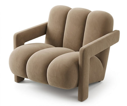 Designer Plush Velvet Accent Chair -Indulge in Modern Comfort