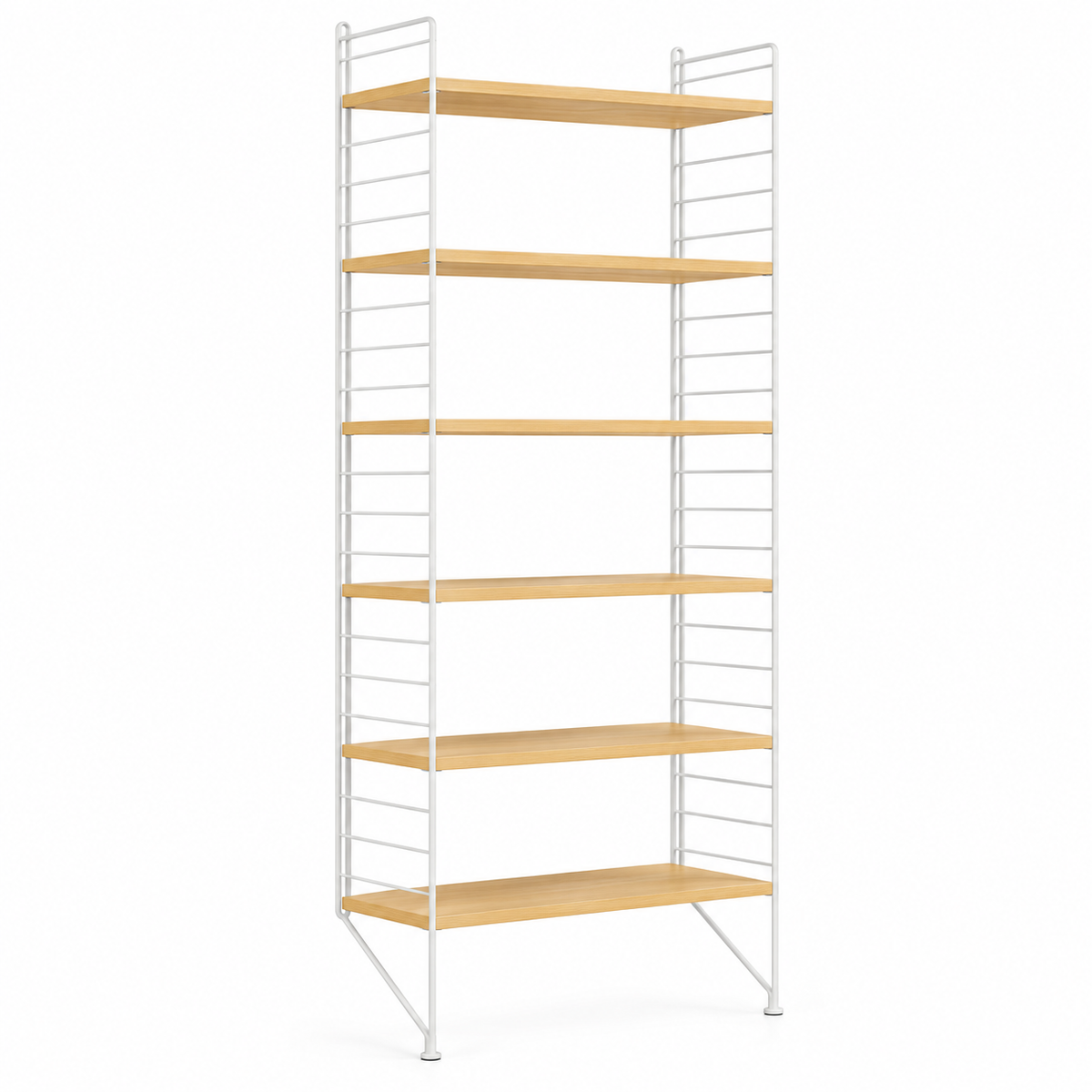 Sistema a parete String – Scaffalatura modulare, regolabile e montata a parete