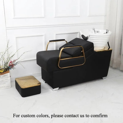 Luxury Shampoo Bed – Reclining Hair Washing Chair for Salon & Spa