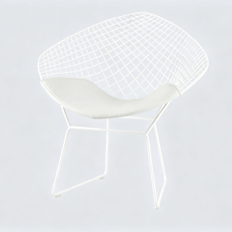Diamond Wire Lounge Chair – Modern Mid-Century Accent Seating