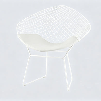Diamond Wire Lounge Chair – Modern Mid-Century Accent Seating