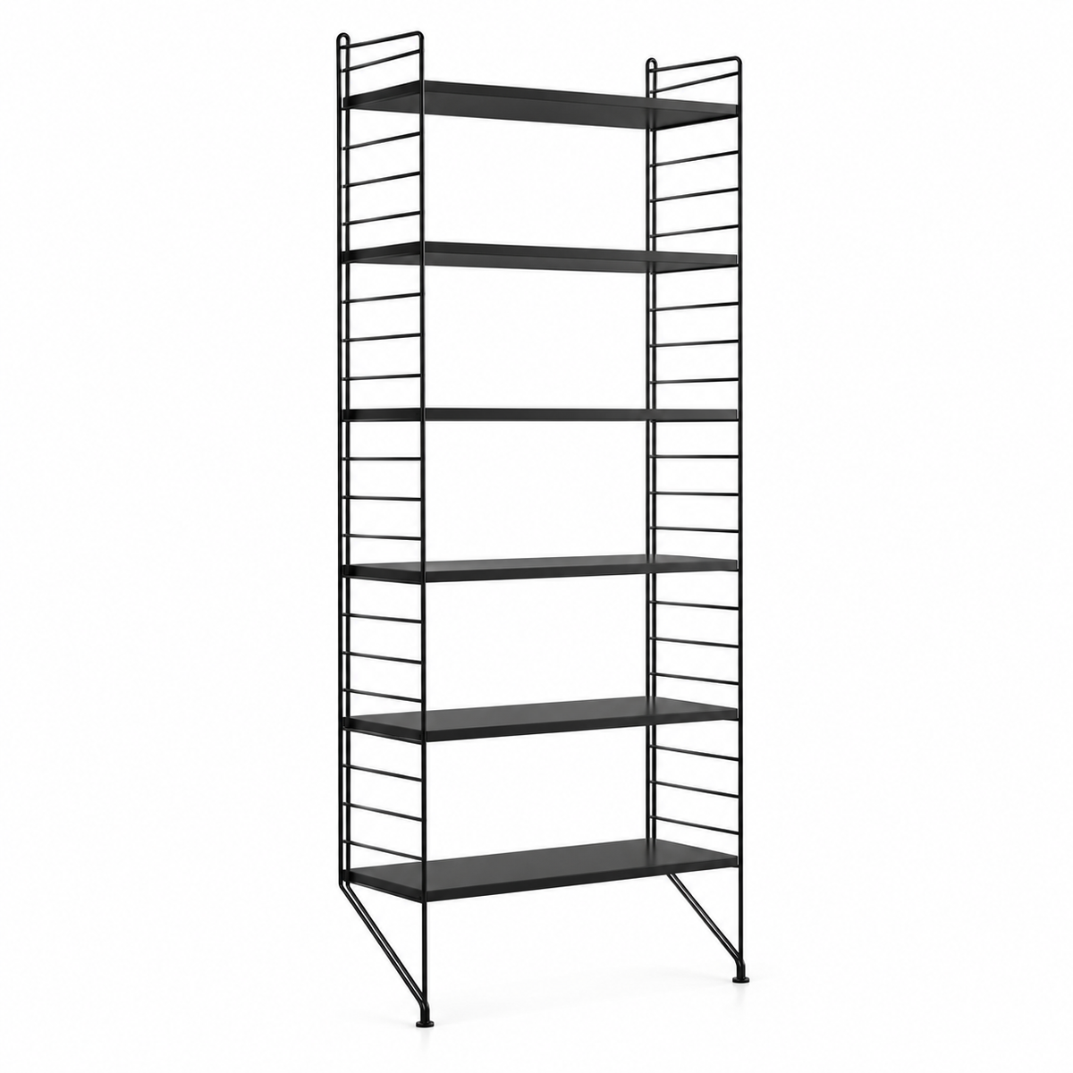 Sistema a parete String – Scaffalatura modulare, regolabile e montata a parete