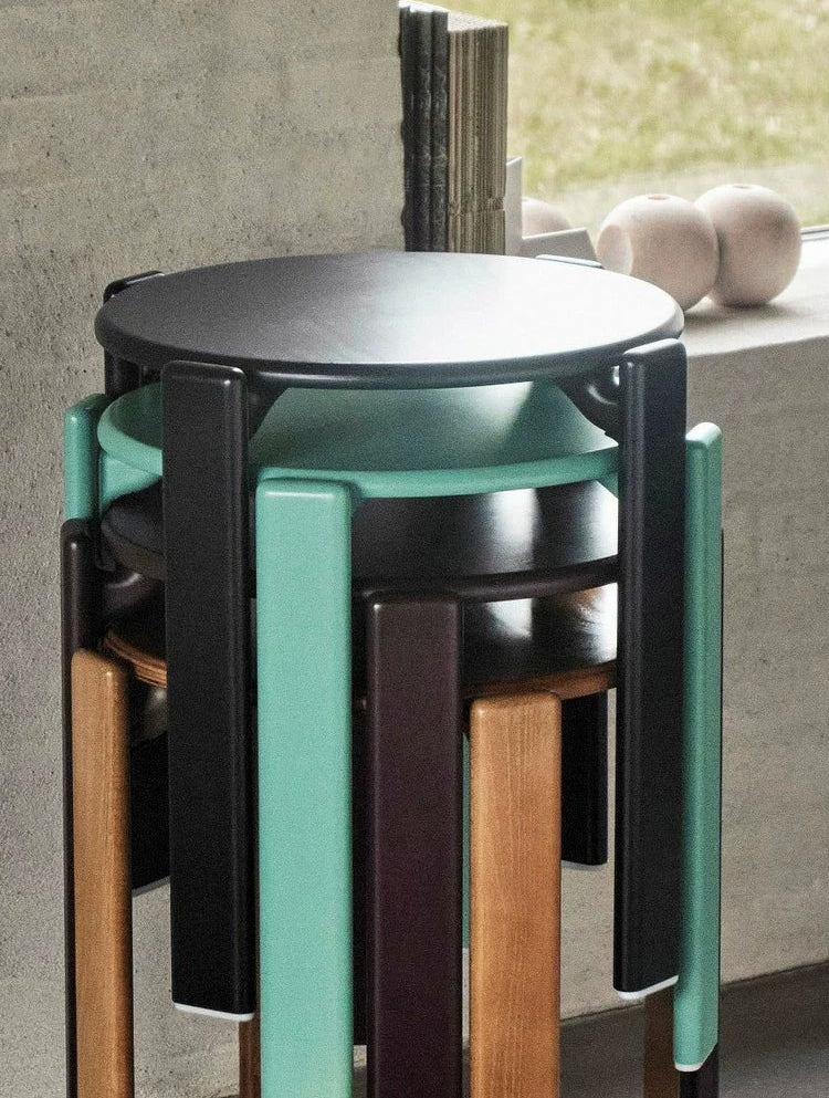 Rey Stool Replica – Versatile Stackable Wooden Stool & Modern Minimalist Elegance