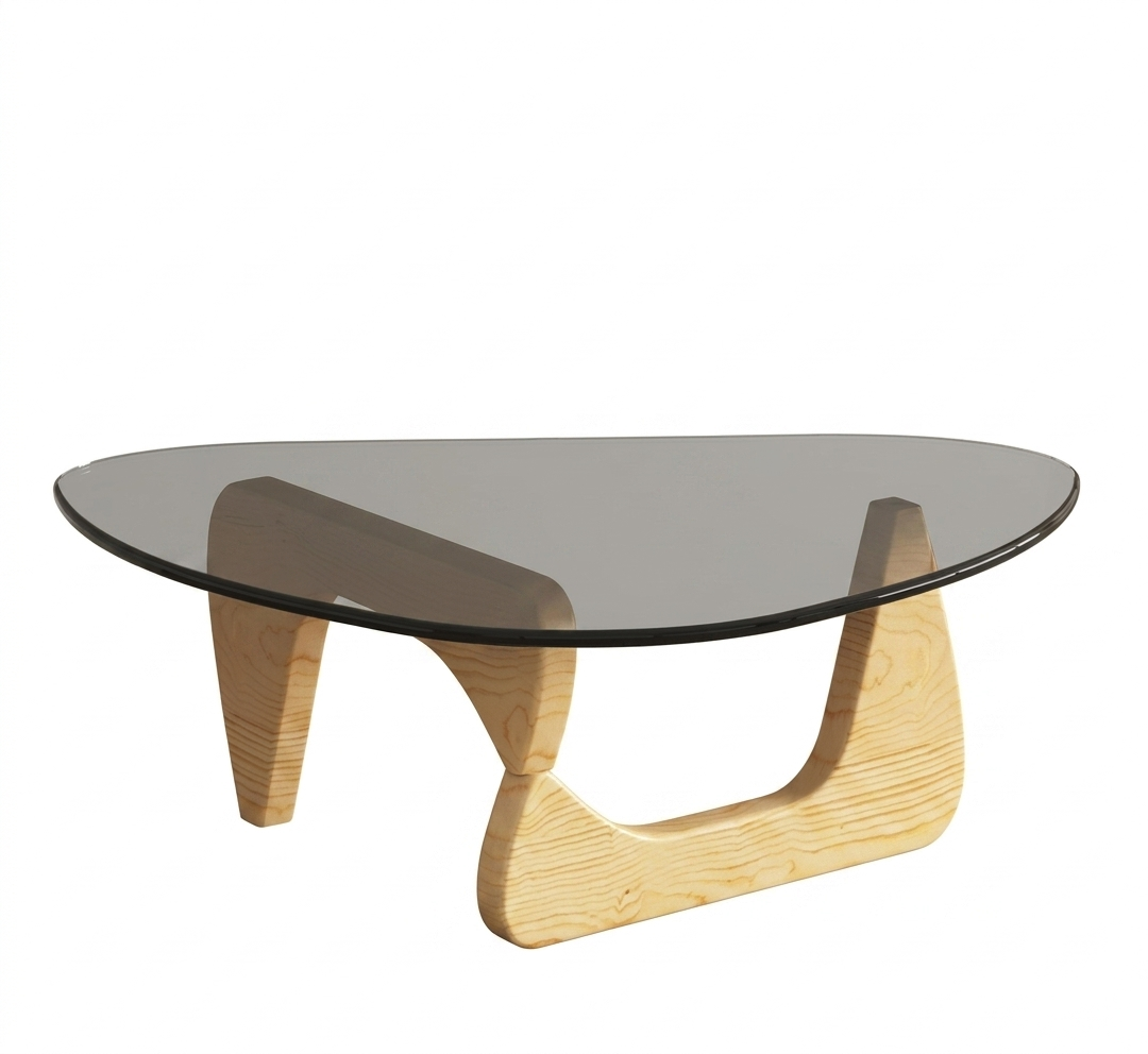 Glass Wood Coffee Table – Strong, Sleek, and Space-Smart