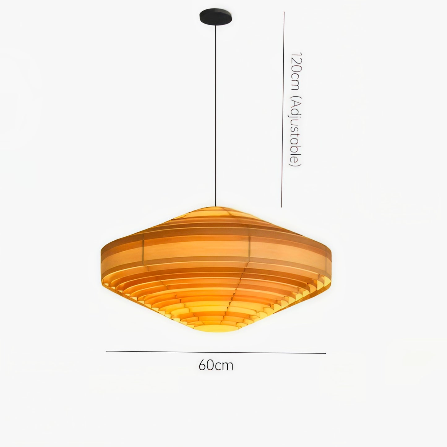Bauhaus-Style 1003 Hans Pendant By Vaarnii– A Modern Revival of Pine Veneer & Warm Glow
