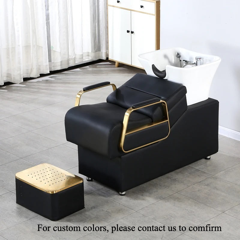 Luxury Shampoo Bed – Reclining Hair Washing Chair for Salon & Spa