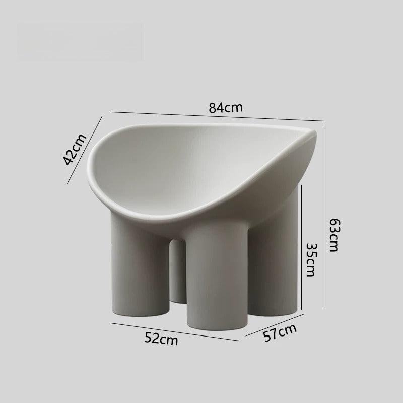 Nordic Elephant Leg Chair — Playful Design & Minimalist Comfort
