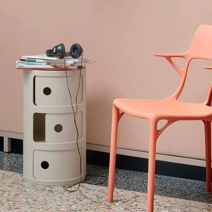 Componibili Round Cabinet Replica – Nordic Modular Storage for Modern Spaces