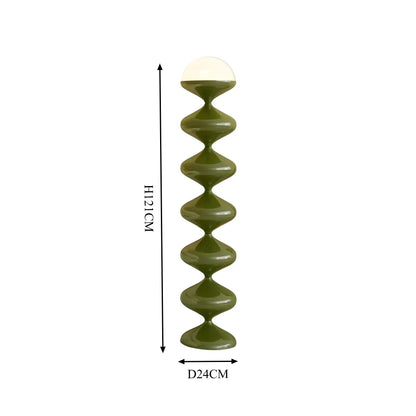 French Gourd Floor Lamp – Creative Mid-Century Design & Modern Cream Style