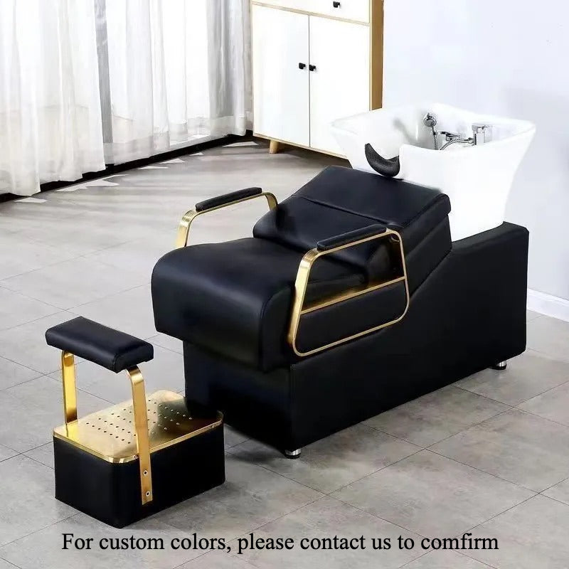 Luxury Shampoo Bed – Reclining Hair Washing Chair for Salon & Spa