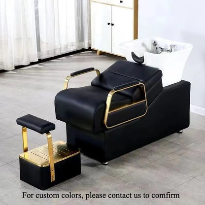 Luxury Shampoo Bed – Reclining Hair Washing Chair for Salon & Spa