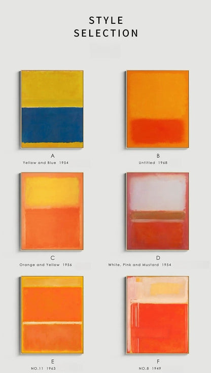 Mark Rothko Abstract Art Print – A Mid-Century Modern Masterpiece for Your Living Space