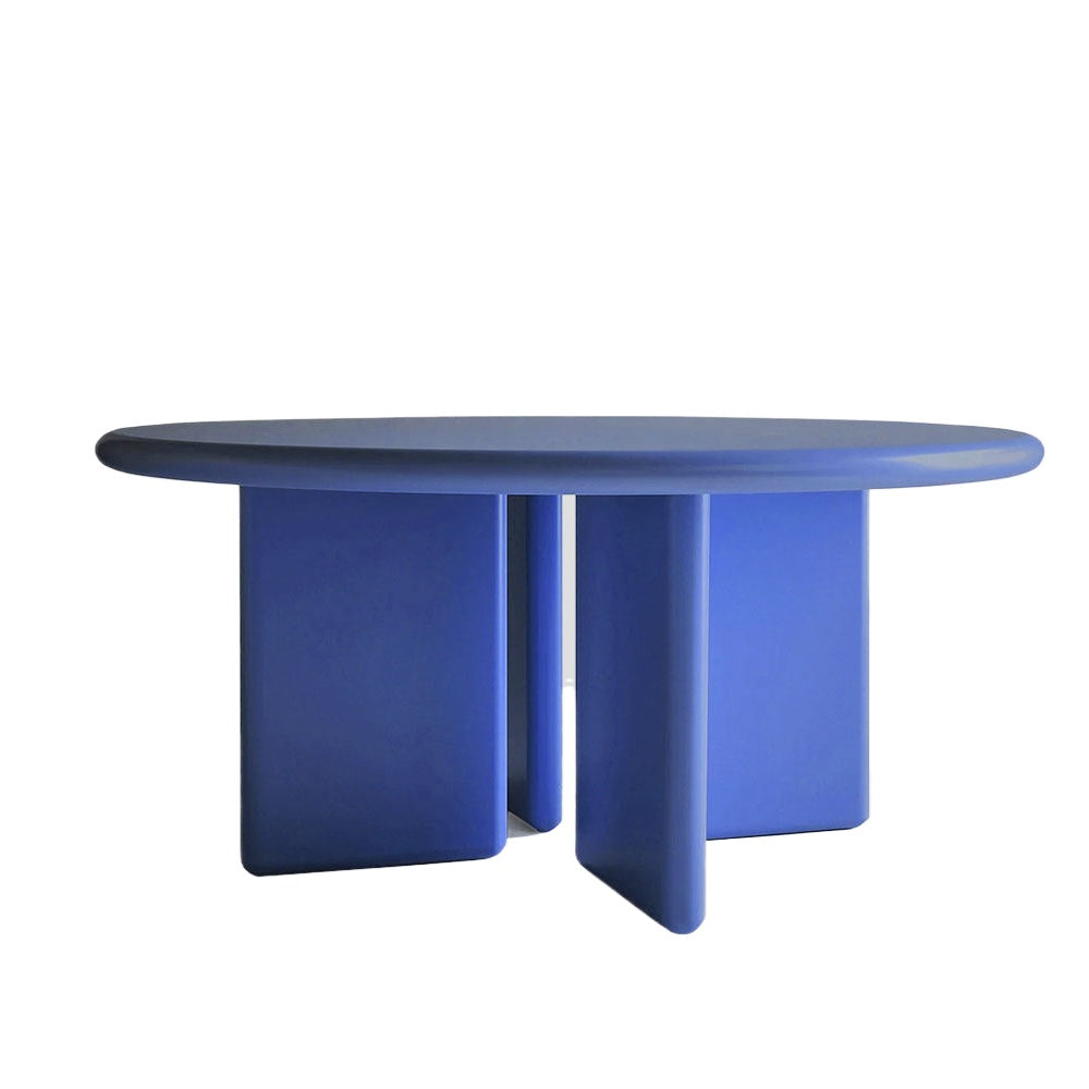 Memphis Round Dining Table – Modern Sculptural Pedestal Table
