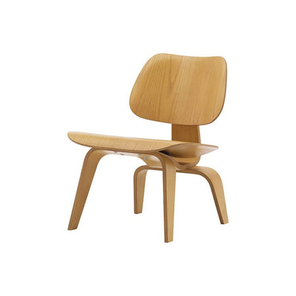 Nordic Shell Lounge Chair & Eames Dog Stool – Sculptural Mid-Century Modern Icons