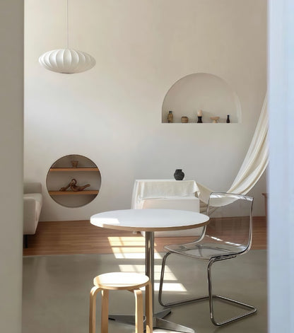 Acrylic Dining Chair – Nordic Modern Thickened Backrest