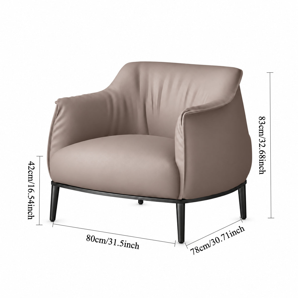 Jean-Marie Massaud–Inspired Lounge Chair – Sculptural Curves & Modern Elegance