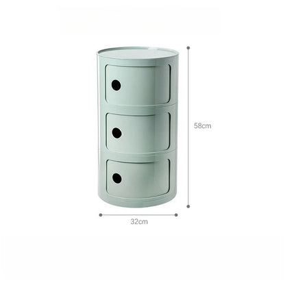 Componibili Round Cabinet Replica – Nordic Modular Storage for Modern Spaces