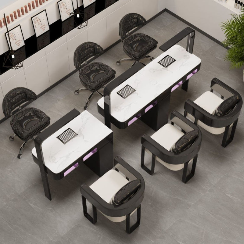 ImingShi M2 Marble Nail Desk Set