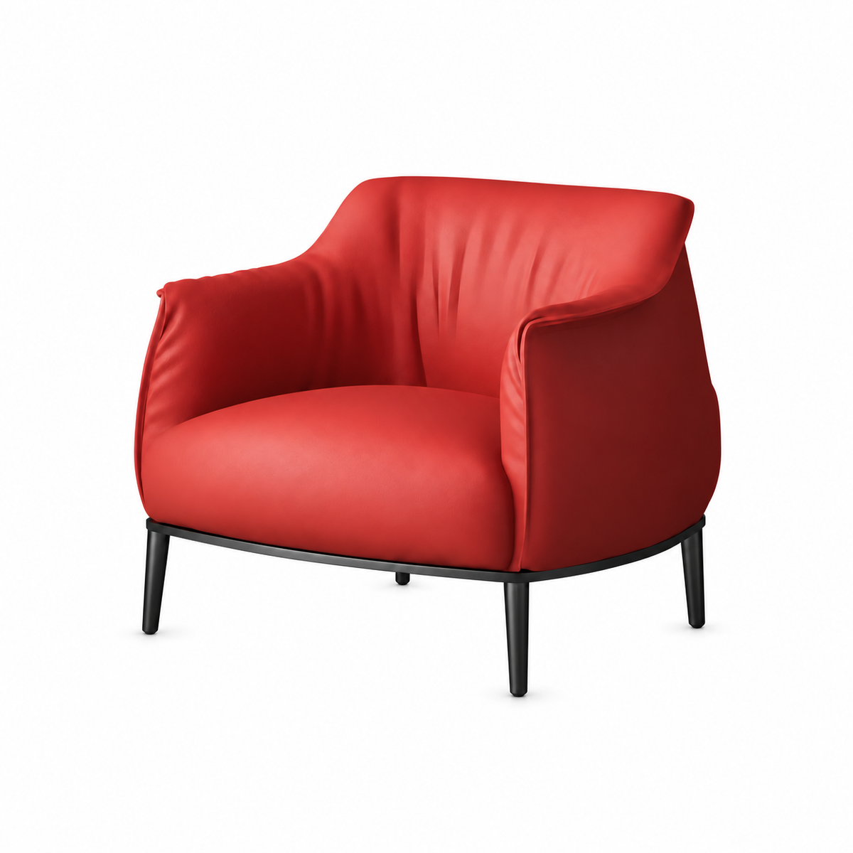 Jean-Marie Massaud–Inspired Lounge Chair – Sculptural Curves & Modern Elegance
