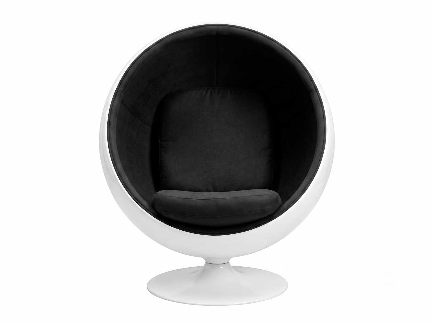 Eero Aarnio Ball Chair – Space Age Fiberglass Swivel Pod Chair