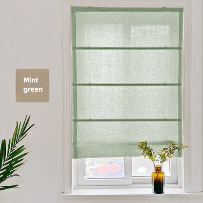 Serenity in Every Fold – Linen Roman Shades for a Calm, Modern Home
