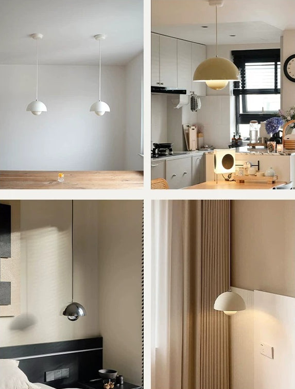 VP10 Flower Bud Pendant Lamp – Minimalist Danish Design for Dining & Bedside Spaces