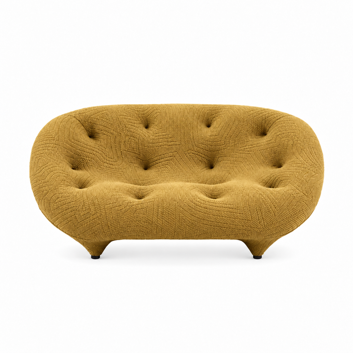 Ligne Roset Shell-shaped Ploum Sofa – Organic Curves & Textured Comfort